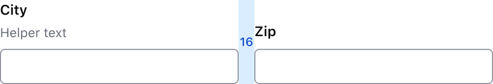 Baseline alignment within a set